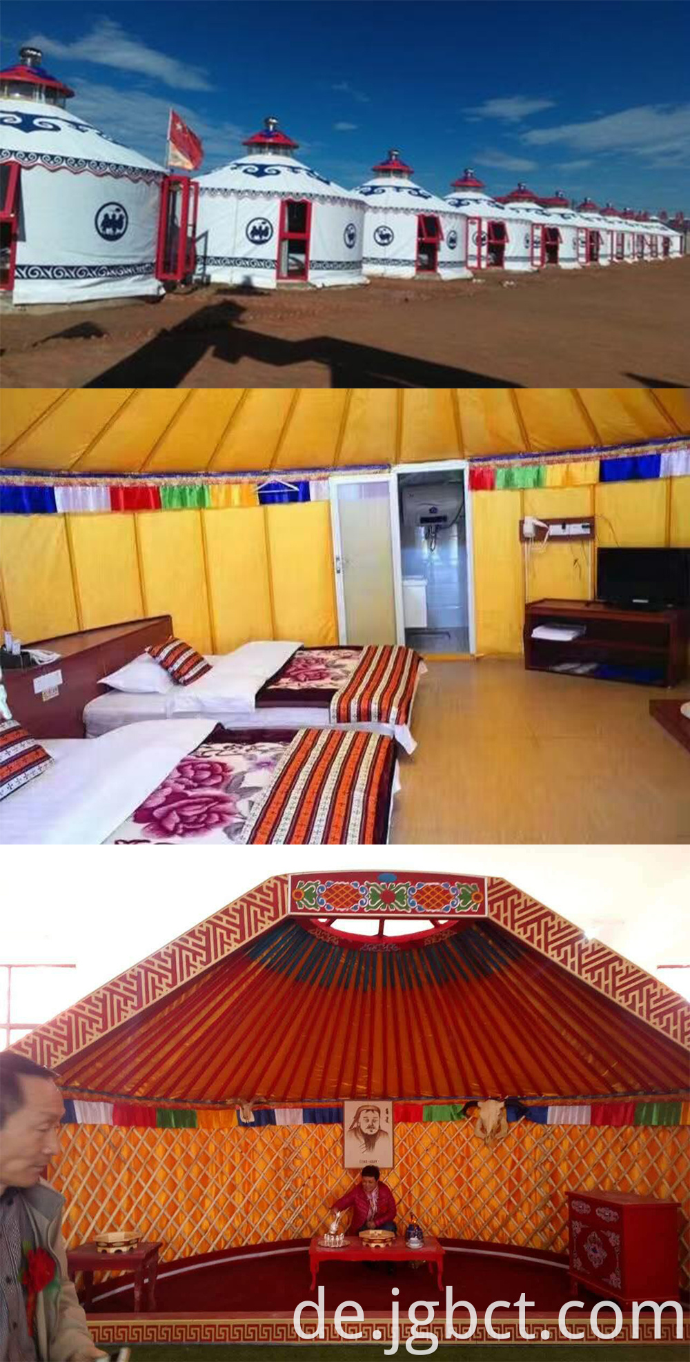 Mongolian yurts from diameter 3m---20m